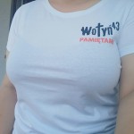 koszulka damska Wołyń 43 pamiętamy